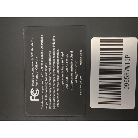 Stamps.com 5 lb Digital Postal Scale Stainless Steel USB Powered in Box 2015 - Picture 6 of 14